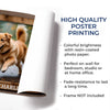 Custom Photo Pawprints On The Path, Pawprints On My Heart - Memorial Personalized Custom Horizontal Poster - Sympathy Gift For Pet Owners, Pet Lovers