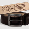 My Everything, My Forever Love - Family Personalized Custom Engraved Leather Belt - Father's Day, Gift For Dad, Grandpa