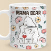 Love You Beary Much, Mama - Family Personalized Custom 3D Inflated Effect Printed Mug - Mother's Day, Gift For Mom, Grandma