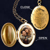Custom Photo Our Forever Moment - Couple Personalized Custom Locket Necklace - Gift For Husband Wife, Anniversary