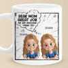 Mom, You Nailed It - Family Personalized Custom Mug - Mother's Day, Gift For Mom, Grandma