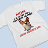 Mom, You’re Paws Down My Favorite Human - Dog Personalized Custom Unisex T-shirt, Premium T-shirt, Hoodie - Mother's Day, Gift For Pet Owners, Pet Lovers