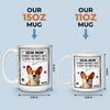 Together Is Our Favorite Place - Dog Personalized Custom 3D Inflated Effect Printed Mug - Mother's Day, Gift For Pet Owners, Pet Lovers