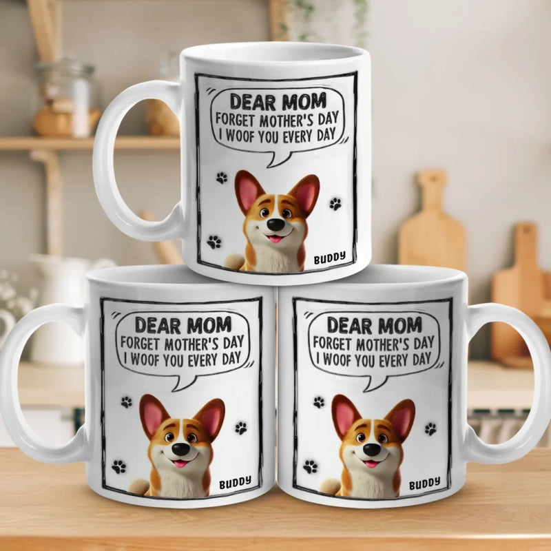 Together Is Our Favorite Place - Dog Personalized Custom 3D Inflated Effect Printed Mug - Mother's Day, Gift For Pet Owners, Pet Lovers