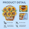 Blooming Love, Forever Mom - Family Personalized Custom Car Ornament - Acrylic Custom Shaped - Mother's Day, Gift For Mom, Grandma