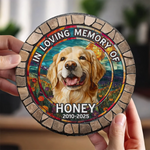 Custom Pet Photo Dog Memorial Gifts - Personalized Stone With Stand