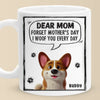 Together Is Our Favorite Place - Dog Personalized Custom 3D Inflated Effect Printed Mug - Mother's Day, Gift For Pet Owners, Pet Lovers