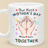 Tiny Toes, Big Love - Family Personalized Custom Mug - Mother's Day, Baby Shower Gift, Gift For First Mom