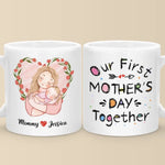 Custom Name First Mother's Day Gifts for New Moms - Personalized Mugs