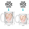 Our Journey Begins With Love - Family Personalized Custom Mug - Mother's Day, Baby Shower Gift, Gift For First Mom