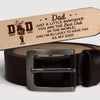 Lucky To Have You In Life - Family Personalized Custom Engraved Leather Belt - Father's Day, Gift For Dad, Grandpa