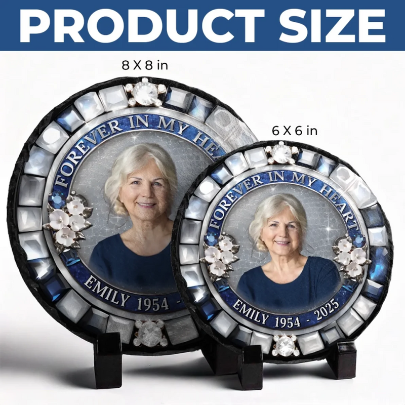 Custom Photo Memorial Tribute Gifts - Personalized Stone With Stand