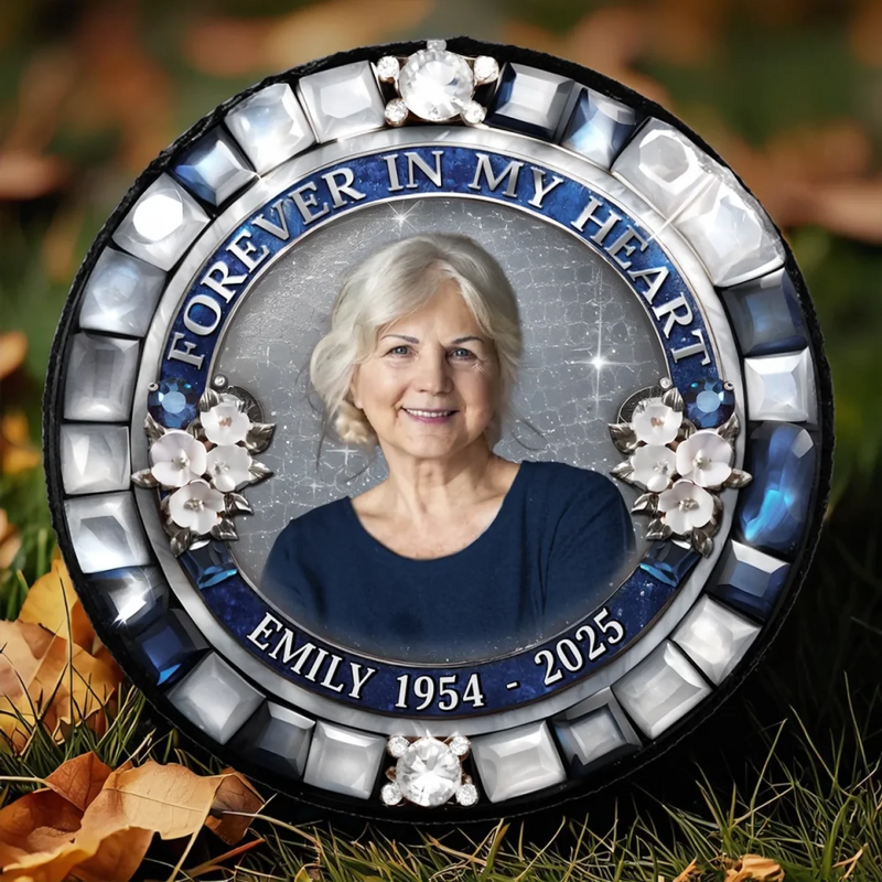 Custom Photo Memorial Tribute Gifts - Personalized Stone With Stand
