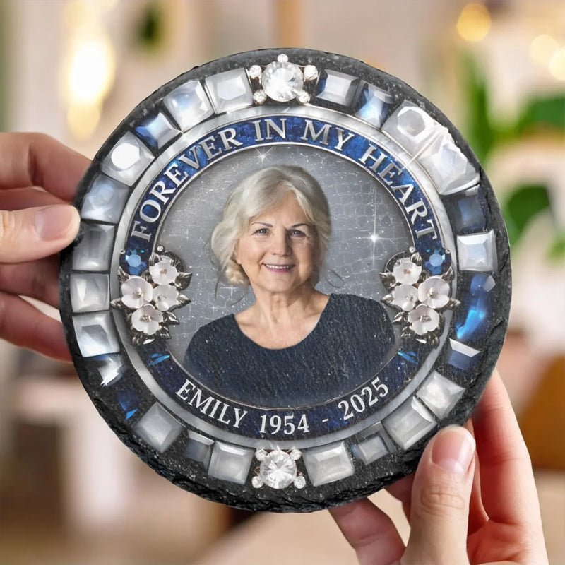 Custom Photo Memorial Tribute Gifts - Personalized Stone With Stand