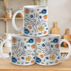 Our Hearts In Mom's Loving Hands - Family Personalized Custom 3D Inflated Effect Printed Mug - New Arrival, Mother's Day, Gift For Mom, Grandma