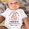 Mom, You’re The Best - Family Personalized Custom Baby Onesie - Mother's Day, Baby Shower Gift, Gift For First Mom