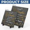 You Make Me Proud, Always - Family Personalized Custom Square Shaped Stone With Stand - Mother's Day, Gift For Mom, Daughter