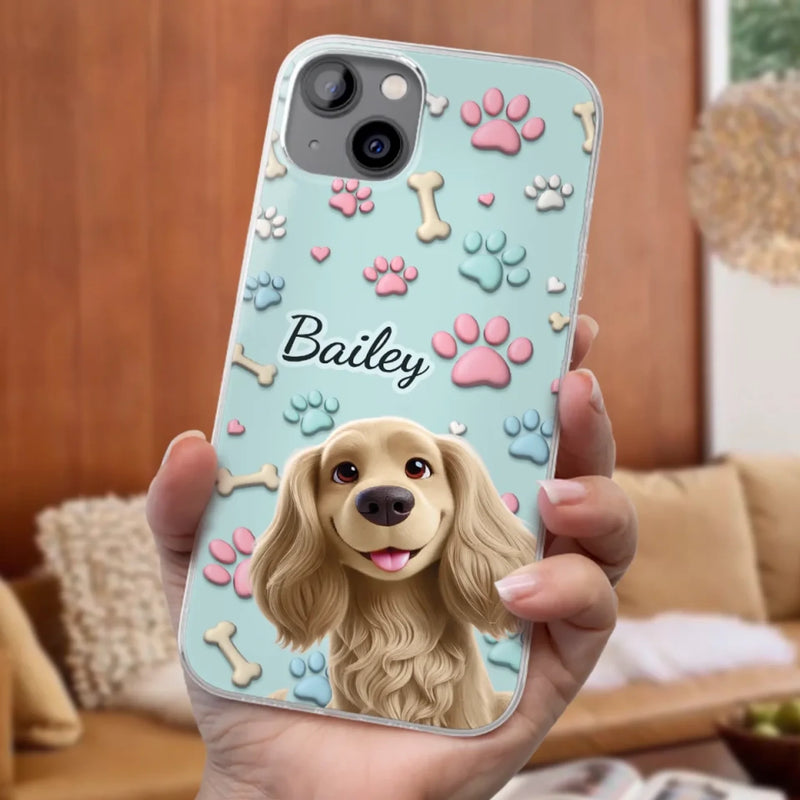 My Forever Best Friend - Dog Personalized Custom Clear Phone Case - Gift For Pet Owners, Pet Lovers