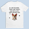 Loving You Is My Favorite Trick - Dog Personalized Custom Unisex T-shirt, Premium T-shirt, Hoodie - Mother's Day, Gift For Pet Owners, Pet Lovers