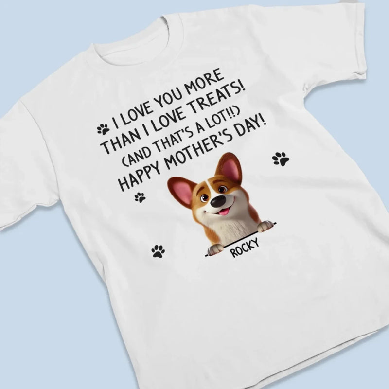 Loving You Is My Favorite Trick - Dog Personalized Custom Unisex T-shirt, Premium T-shirt, Hoodie - Mother's Day, Gift For Pet Owners, Pet Lovers