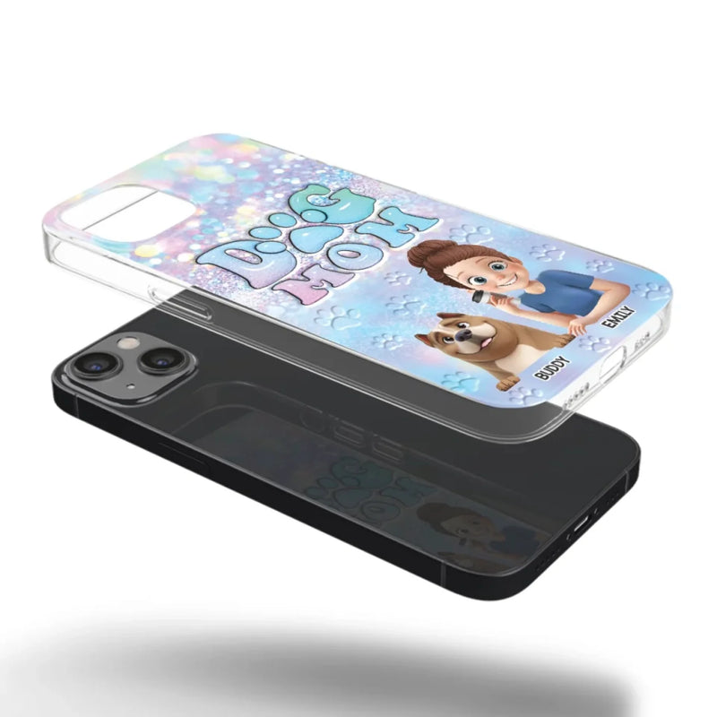 Custom Name Dog Mom Gifts for Pet Lovers - Personalized Phone Case