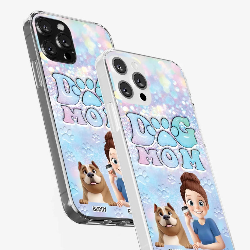 Custom Name Dog Mom Gifts for Pet Lovers - Personalized Phone Case
