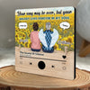 Your Song May Be Over, But Your Melody Lives Forever In My Soul - Memorial Personalized Custom Music Fridge Magnet That Can Play Songs - Sympathy Gift For Family Members