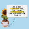 Thanks For Always Being There, Mom - Family Personalized Custom Handmade Crochet Plush With Motivational Message - Mother's Day, Gift For Mom