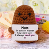 You Are My Guiding Light - Family Personalized Custom Handmade Crochet Plush With Motivational Message - Mother's Day, Gift For Mom, Grandma
