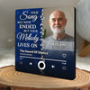 Custom Photo I Miss The Sound Of Your Voice - Memorial Personalized Custom Music Fridge Magnet That Can Play Songs - Sympathy Gift For Family Members