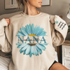 A Love That Blossoms - Family Personalized Custom Unisex Sweatshirt, Hoodie With Design On Sleeve - Mother's Day, Gift For Mom, Grandma