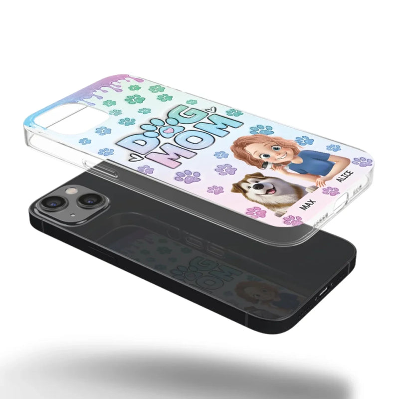 My Best Friend Has Paws - Dog Personalized Custom 3D Inflated Effect Printed Clear Phone Case - Gift For Pet Owners, Pet Lover