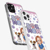 A Dog Mom’s Heart Is Always Full - Dog Personalized Custom 3D Inflated Effect Printed Clear Phone Case - Gift For Pet Owners, Pet Lover