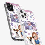 Custom Name Dog Mom Gifts for Dog Lovers - Personalized Phone Case