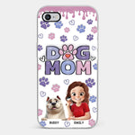 Custom Name Dog Mom Gifts for Dog Lovers - Personalized Phone Case