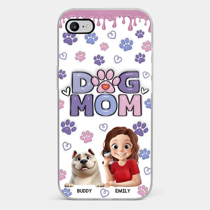 Custom Name Dog Mom Gifts for Dog Lovers - Personalized Phone Case