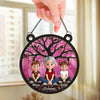 Through Every Stage, You’re Always My Heart - Family Personalized Window Hanging Suncatcher Ornament - Mother's Day, Gift For Mom, Grandma