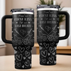 Our Love, Never Ending, Always Strong - Couple Personalized Custom Engraved 40oz Tumbler With Handle - Gift For Husband Wife, Anniversary