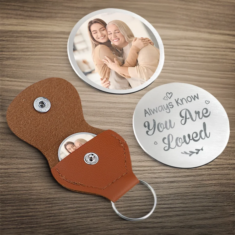 Custom Photo Always Know You Are Loved - Family Personalized Custom Pocket Hug - Mother's Day, Gift For Mom, Grandma