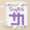 Love Stitched In Every Name - Family Personalized Custom 3D Inflated Effect Printed Mug - Mother's Day, Gift For Mom, Grandma