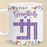 Custom Name Grandkids Gifts for Grandparents - Personalized Mugs