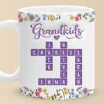 Custom Name Grandkids Gifts for Grandparents - Personalized Mugs