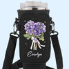 You're My Favorite Flower - Bestie Personalized Custom Neoprene Water Bottle Carrier With Pocket - Gift For Best Friends, BFF, Sisters