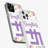 Tiny Names, Endless Love - Family Personalized Custom 3D Inflated Effect Printed Clear Phone Case - Mother's Day, Gift For Mom, Grandma