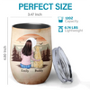Unconditional Love Has Paws - Dog Personalized Custom Wine Tumbler - Gift For Pet Owners, Pet Lovers