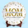You Are Our Heart, Mom - Family Personalized Custom Ceramic Plate - Mother's Day, Gift For Mom, Grandma
