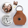 Custom Photo Keep A Hug With You, Always - Couple Personalized Custom Pocket Hug - Gift For Husband Wife, Anniversary