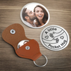 Custom Photo Keep A Hug With You, Always - Couple Personalized Custom Pocket Hug - Gift For Husband Wife, Anniversary