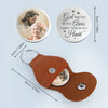 Custom Photo Love Never Ends, It Just Transforms - Memorial Personalized Custom Pocket Hug - Sympathy Gift For Family Members