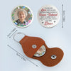 Custom Photo Pocket Hug - Personalized Memorial Sympathy Gifts For Loss Of Mom, Dad - I Will Carry Your Memory With Me